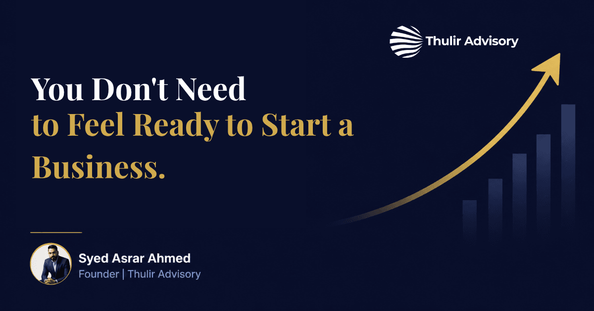 You Don't Need to Feel Ready to Start a Business. You Do Need a Plan for What Happens After.